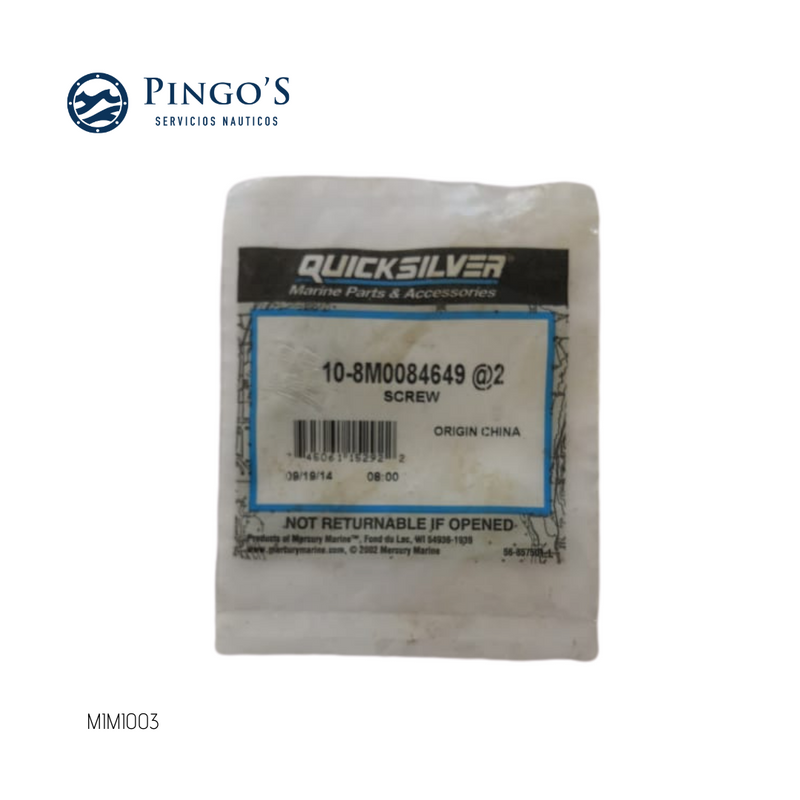 TORNILLO QUICKSILVER MERCURY 10-8M0084649 @2