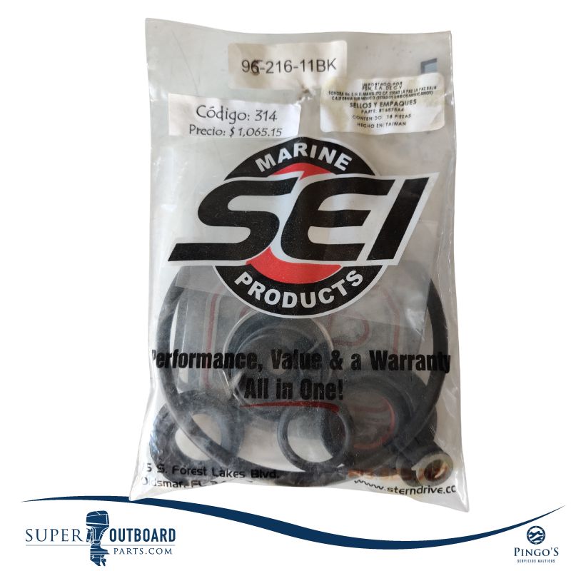 SELLOS TRANSMISION MERCURY 200/250HP 816575A 4