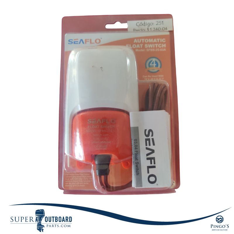 FLOTADOR AUTOMATICO SEAFLO SFBS-25-03A